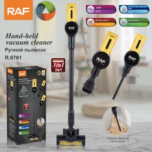 Raf European Standard Cross-Border Handheld Vacuum Cleaner Home Car Handheld High-Power Vacuum Portable Three-In-One Large Suction