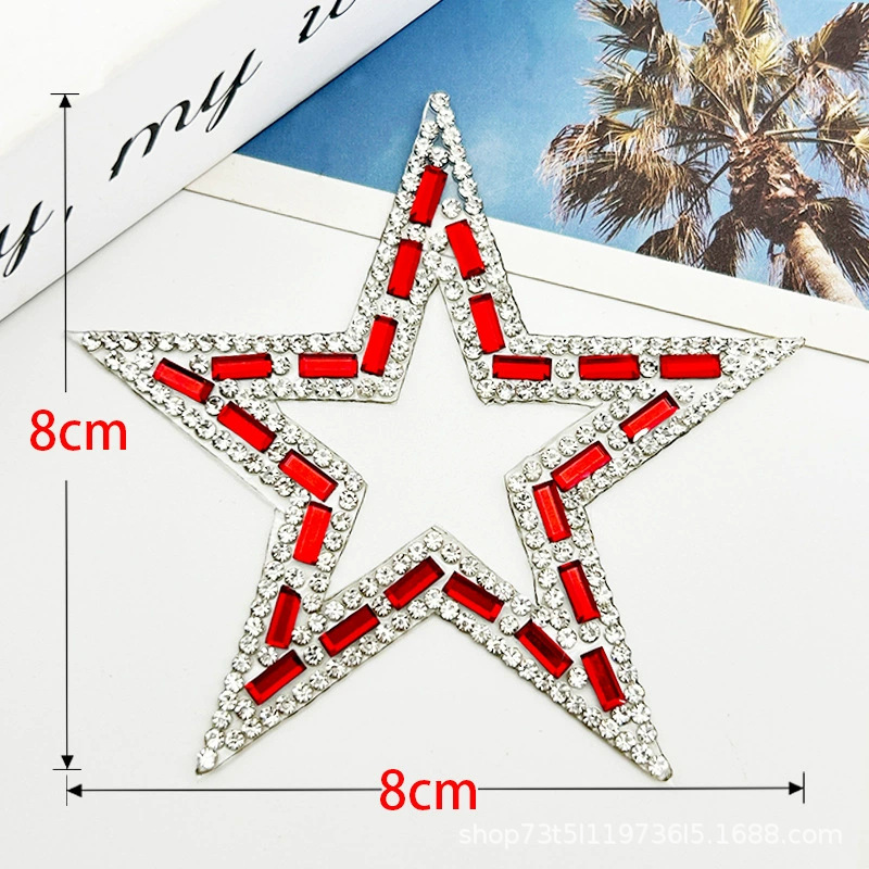 Personalidad cristal diamante pegatinas creativas hechas a mano pegatinas pegatinas pegatinas de ropa bolsas parches pegatinas de decoración de fiesta pegatinas de decoración de diamante