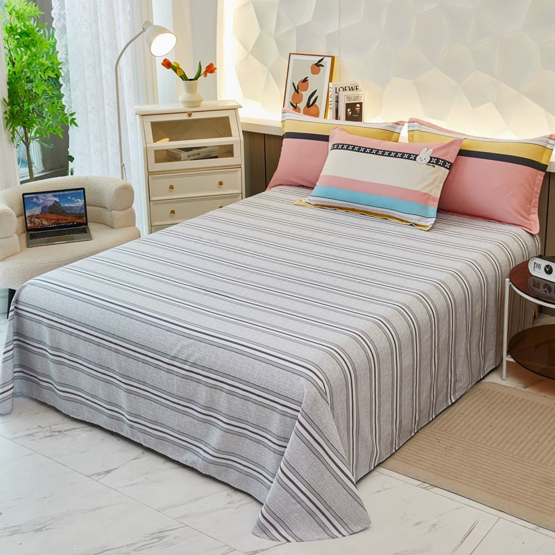 2025 new cotton pure cotton autumn and winter 12868 active printed single bed sheet