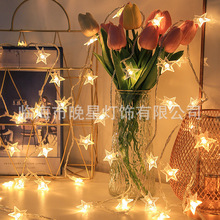 圣诞节装饰灯 led圣诞树星星灯闪灯串灯橱窗节日场景布置挂件亮化