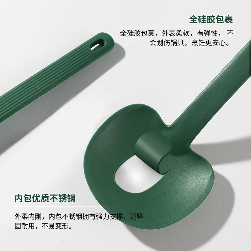 食品グレードのシリコンキノコスパチュラ、高温耐性キッチンガジェット、調理用スパチュラ、ノンスティックパン専用チェリースパチュラ|undefined