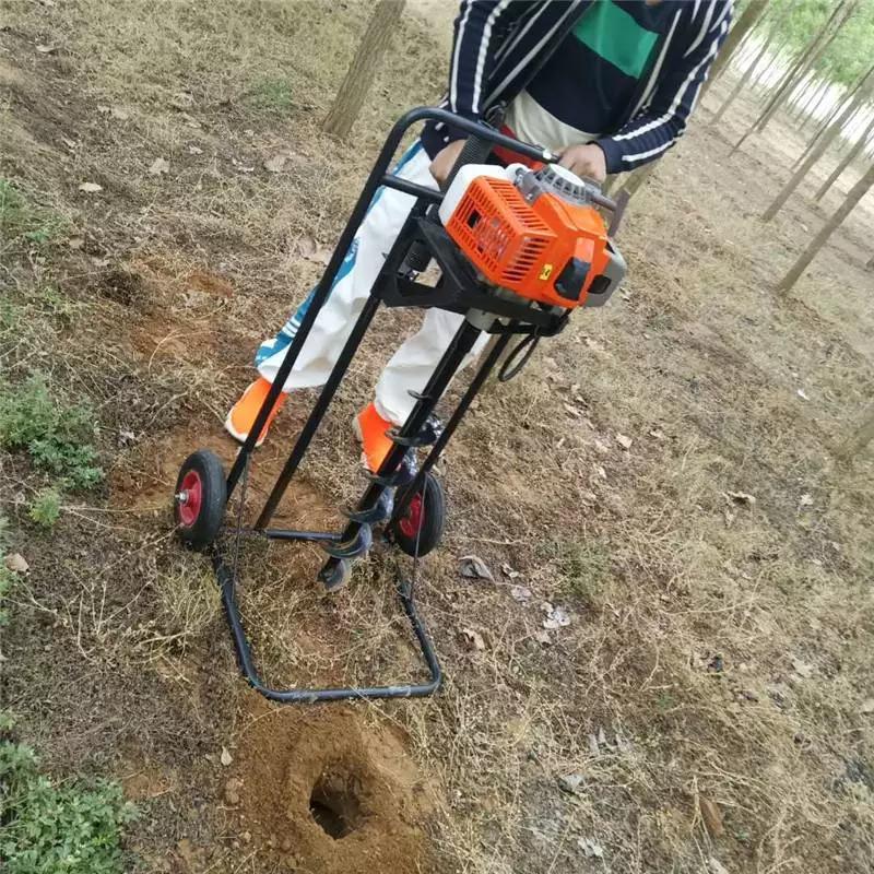 果园种植手提地钻机 大功率农用施肥机 多功能钻孔机