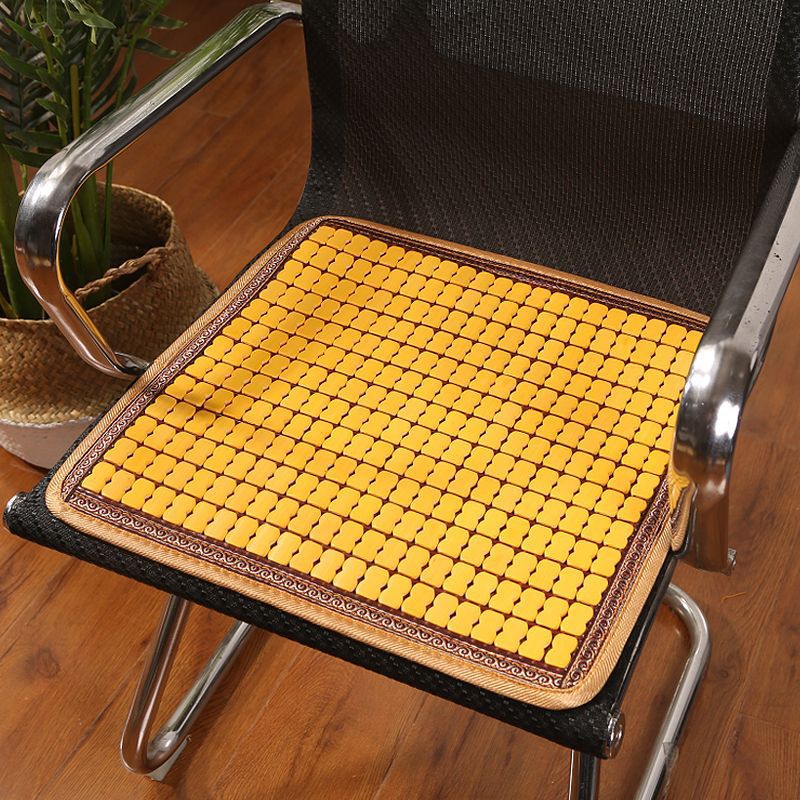 麻将凉席坐垫夏天透气办公室椅子汽车凉竹凉垫学生凳子椅垫防滑垫