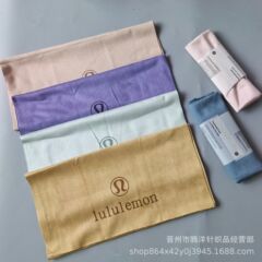新商品lulu露露露防滑吸汗携帯ヨガスポーツタオル敷物厚手毛落ちないフィットネスタオル