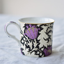 出口英国骨瓷WILLIAM MORRIS创意北欧复古家用咖啡骨瓷杯马克杯子