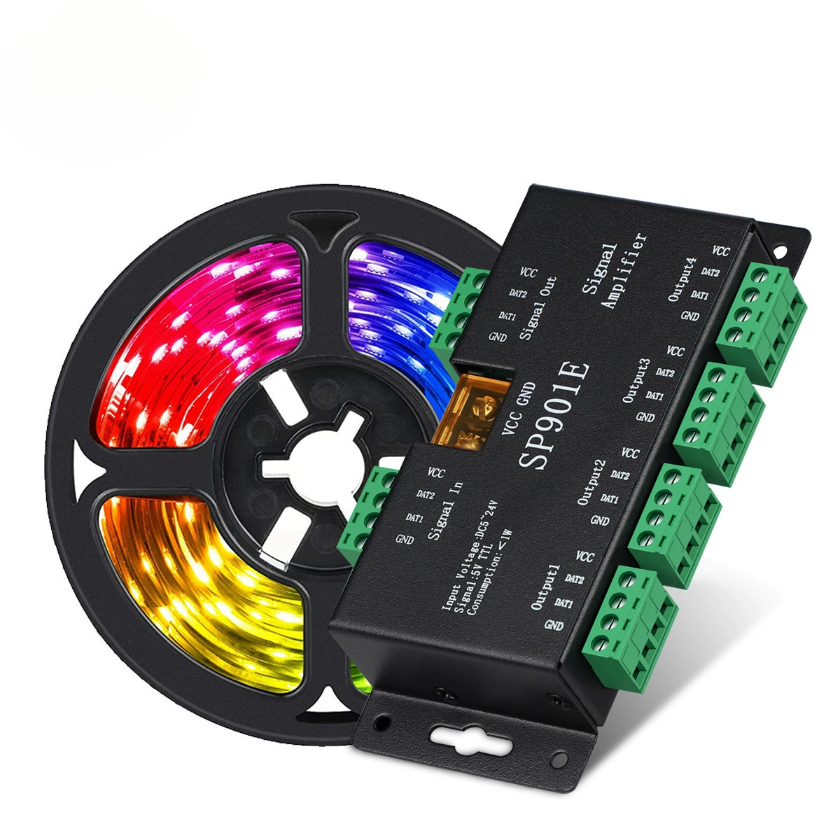SP901E multi-channel synchronous LED light strip phantom signal amplifier
