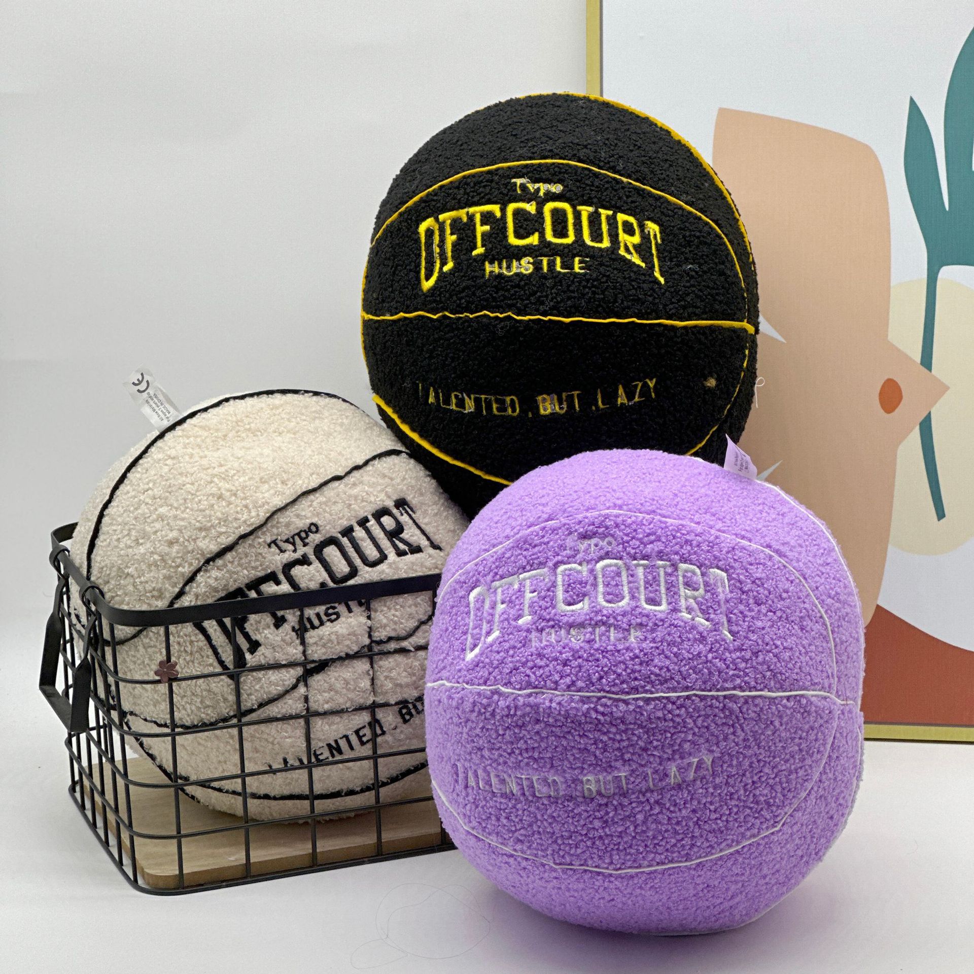 Grenseoverskridende nytt produkt offcourt basketball pute basketball plysj pute plysj dukke_voghion.com