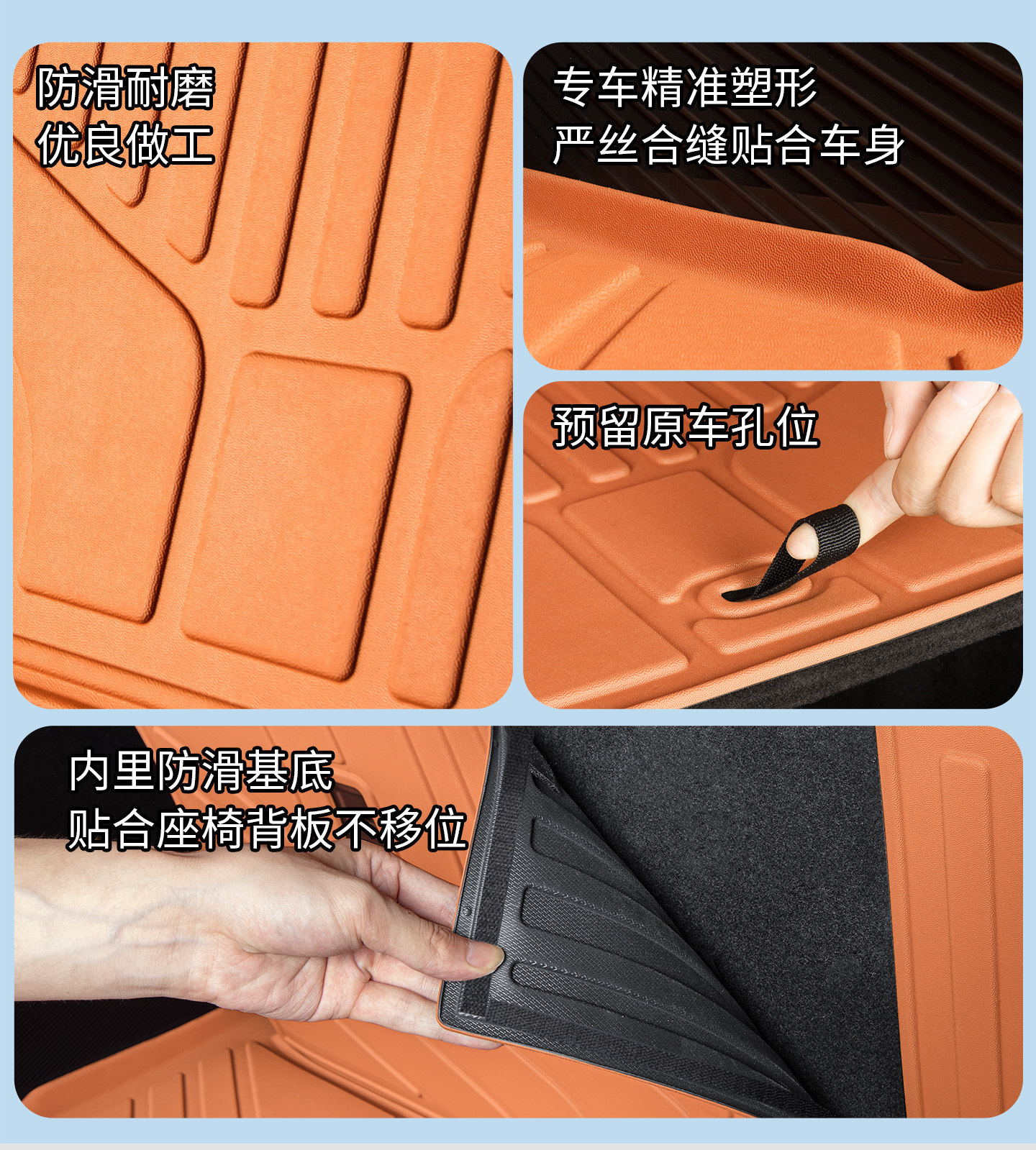 BYD Tang full-cover TPE integrated trunk mat, wear-resistant decorative accessory
