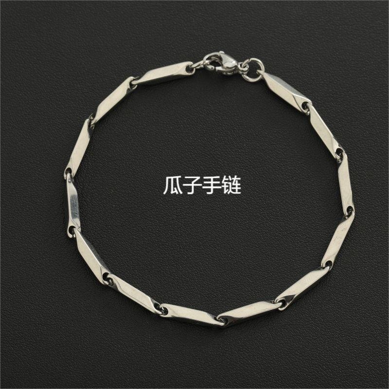 Stainless Steel Cuban Chain Bracelet For Men Bold Fashion Design_voghion.com
