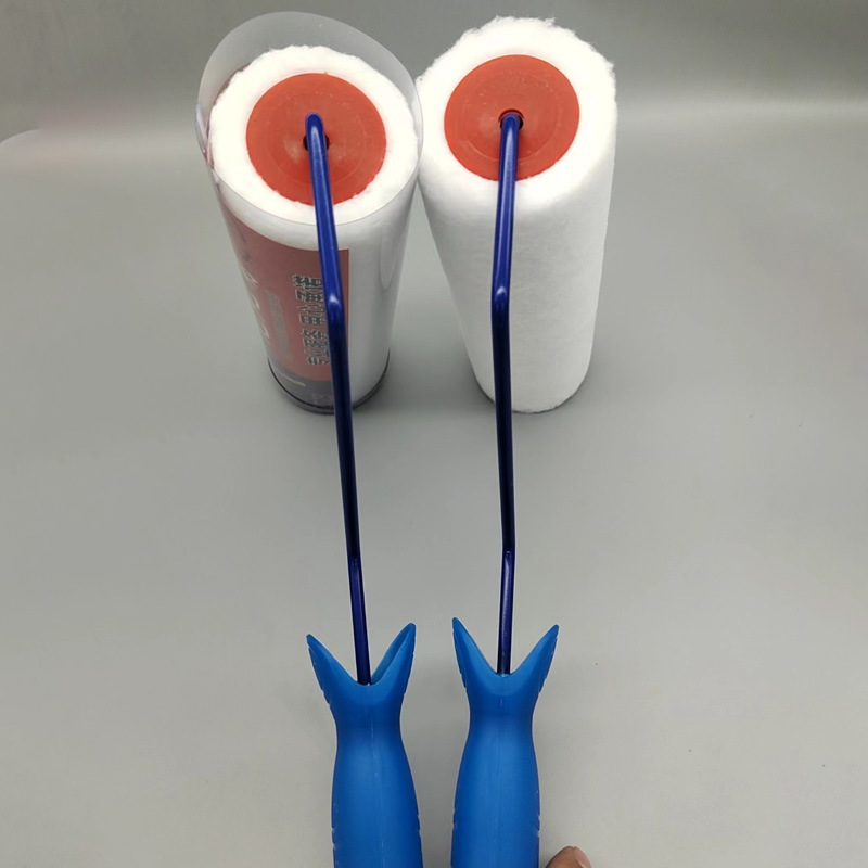 9 pulgadas cepillo de rodillo de algodón elástico alto cepillo de pintura de pintura de pared cepillo de material de decoración de construcción de rodillo de rodillo de 9 pulgadas