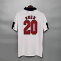 1998 england home personalized no. 20