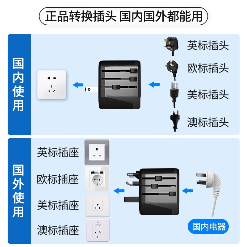 Профессиональный глобальный переходник питания Philips Travel Conversion Plug