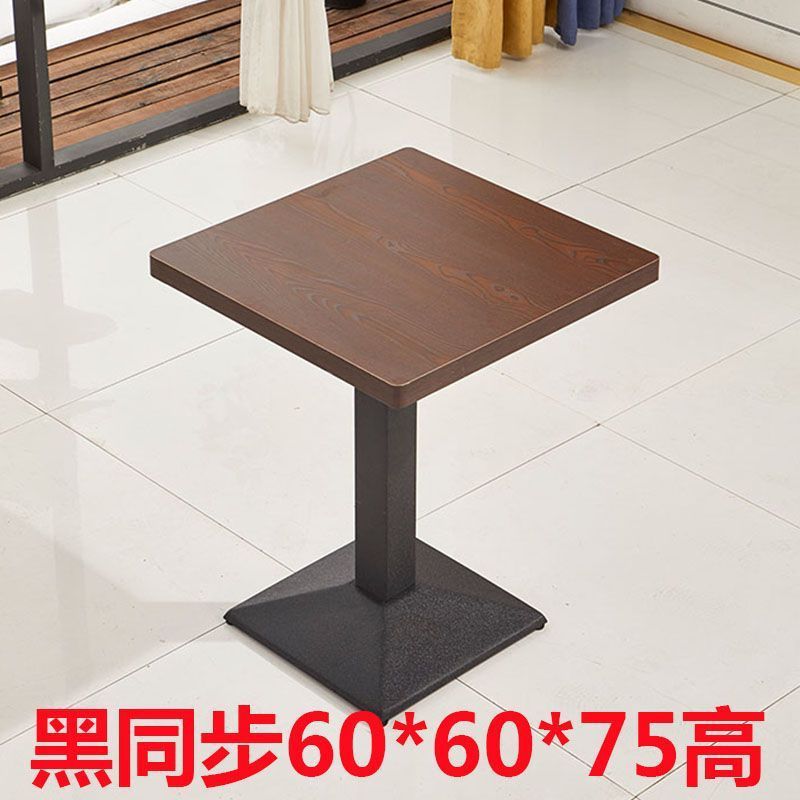 奶茶店桌子西餐厅小吃店食堂大理石快餐桌饮咖啡厅商用餐桌长方桌|undefined