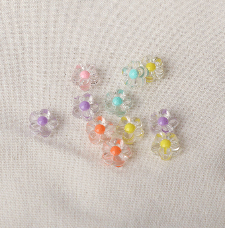 2g Weight DIY Jewelry Accessories Classification 1 Piece Arylic Flower DIY Jewelry Accessories