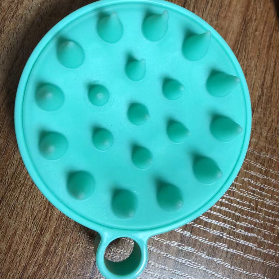 Temu en nombre del champú de pelo artefacto lavado de cuero cabelludo masaje champú peine champú cepillo masajeador peine de silicona rascador de pelo