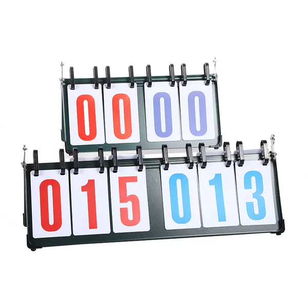 Flip scoring device basketball football game scoring device table tennis digital flip counting points scoring board wholesale