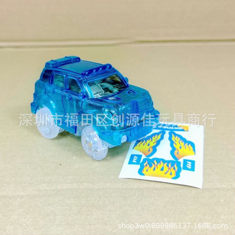 파란색 투명 빛 + DIY 스티커