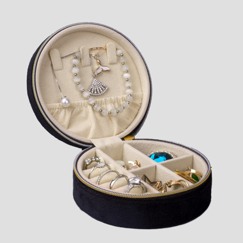 80g Weight Jewelry Boxes Classification 1 Piece Quantity Daily, Street Occasion Solid Color Pattern Simple Style Style Simple Style Solid Color Cloth Jewelry Boxes 无