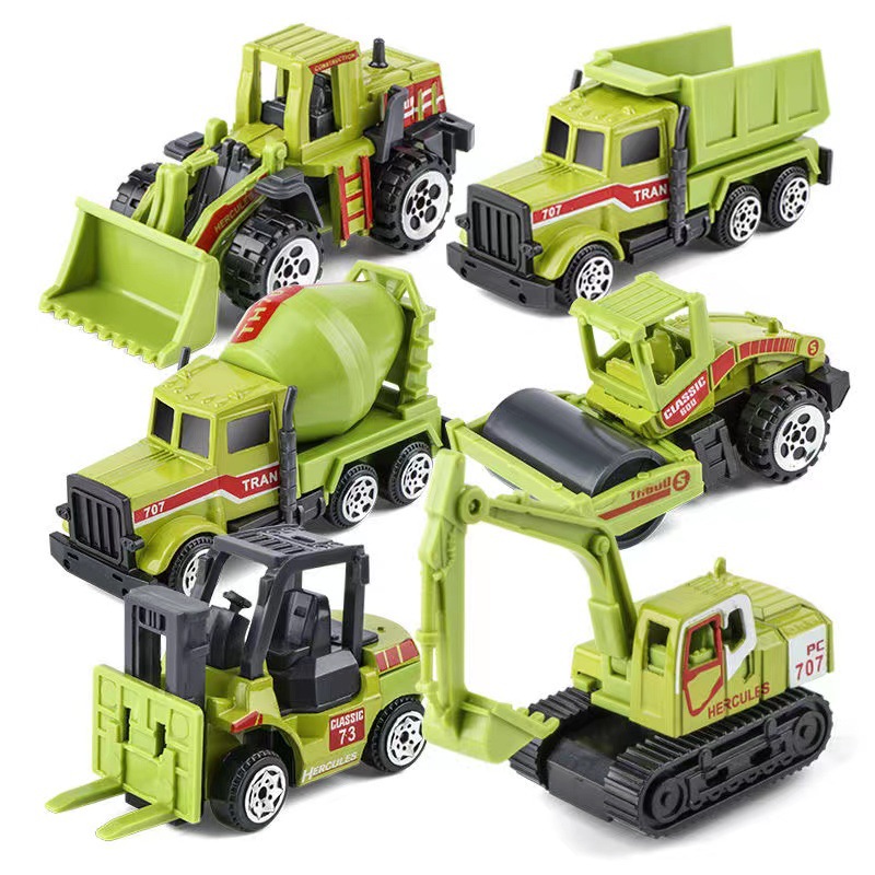 Coche de aleación de juguete modelo de coche de simulación coche de ingeniería coche de granjero rodillo de carretera coche de juguete para niños regalo al por mayor