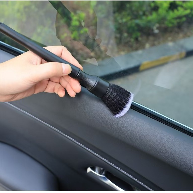 カーエアコン吹き出し口クリーニングブラシシングルシングルカーディテールソフトブラシ車の隙間クリーニングブラシ|undefined