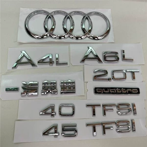 Audi A4L orijinal arxa emblemi, 45, dördçəkər, 40TFSI, 2.0T arxa emblemi