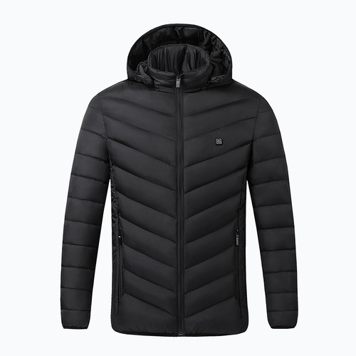 Specially designed heated cotton jacket with smart temperature control, featuring electric heating for warmth—ideal for cold-weather wear.