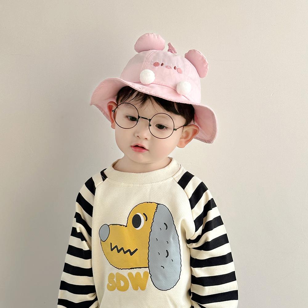 Sombrero de pescador bebé primavera y otoño verano delgado sombrero de sol para niños niñas y niñas bonitos sombreros de sol de dibujos animados