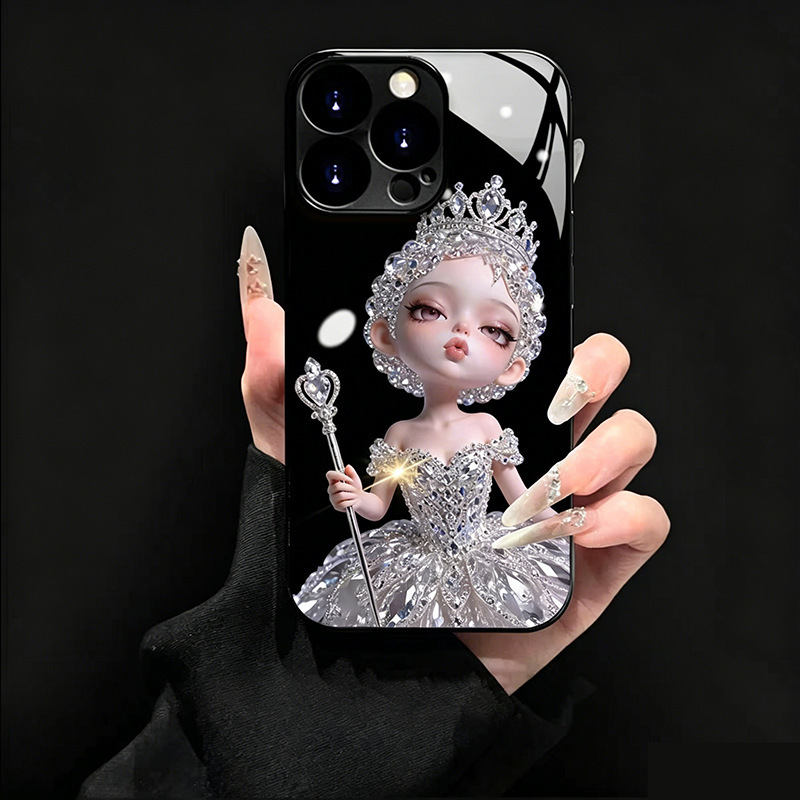 Light Luxury Diamond Phone Case for Girls, Suitable for Apple 16 Pro Max, High-End Feel, New iPhone 17 Pro, 15