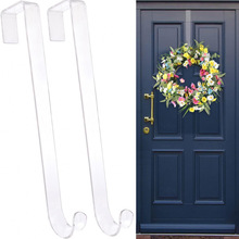 跨境新款 Transparent garland hook 透明花环挂钩门后透明挂钩