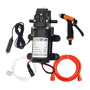 Convenient Water Gun High-Pressure Car Washer Household 12V60W Cleaner Car-Mounted Handheld High-Power Electric Car Washer
