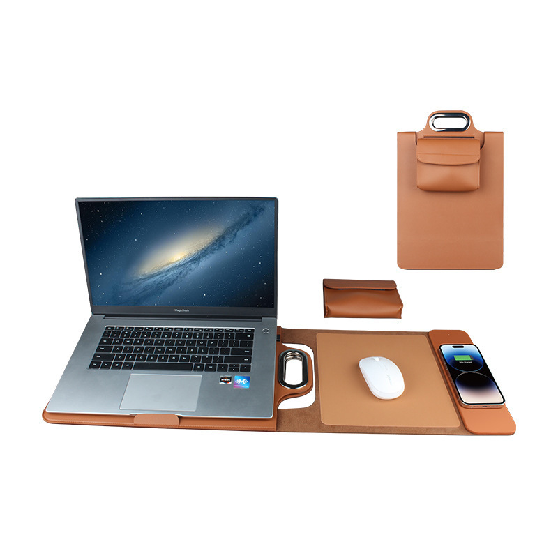 2025 ultra-thin portable new model wireless charging laptop bag, laptop stand, earphone, mobile phone portable 2025 ultra-thin portable new model wireless charging laptop bag, laptop stand, earphone, mobile phone portable