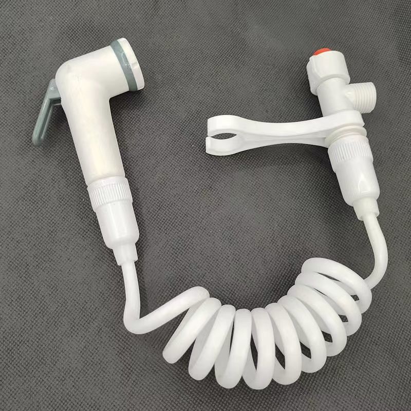 Toilet Flush Spray Gun Faucet Bidet Household Toilet Bathroom Flush Gun Companion High-Pressure Nozzle Booster