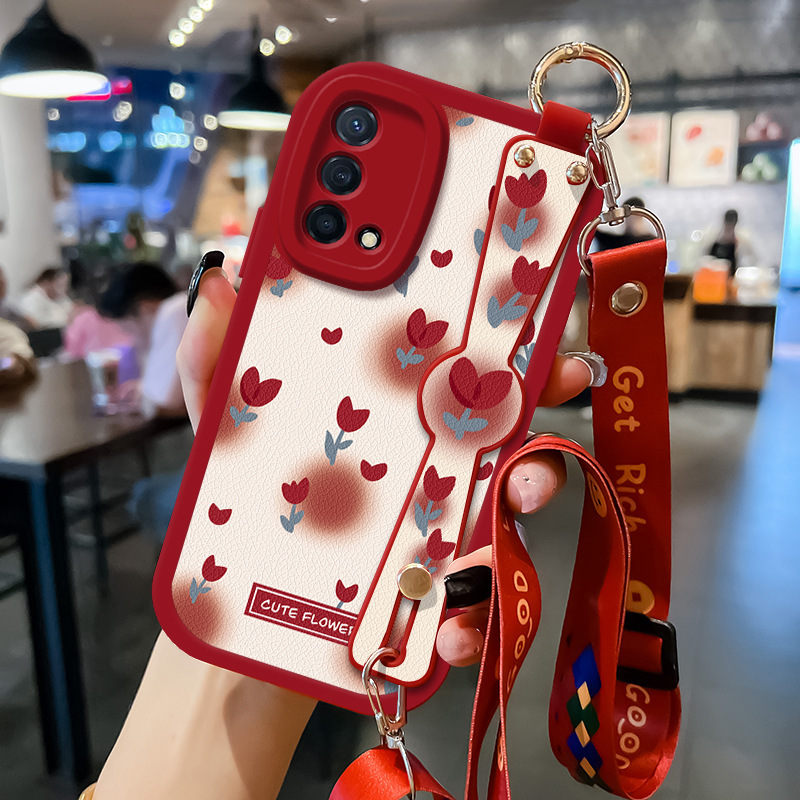 vivoy200 Phone Case Y100 with Lanyard Simple All-inclusive Crossbody Y93 Bracket Wristband Silicone Y77 Protective Case