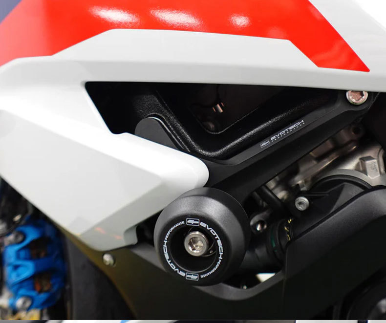 Suitable for Bmw S1000Rr 25-26 Model Year Modification Parts, Motorcycle Body Protection Anti-Fall Bars, Anti-Fall Balls, Anti-Fall Rubber