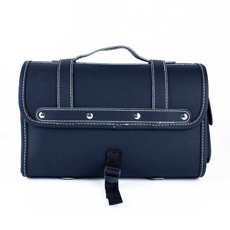 Cross-Border Electric Motorcycle Rear Bag, Rear Seat Bag, Electric Scooter Retro Universal Cargo Rack Bag, Rear Trunk