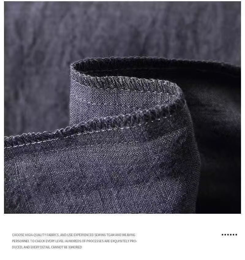 Camicia casual uomo in cotone e lino a maniche corte_voghion.com