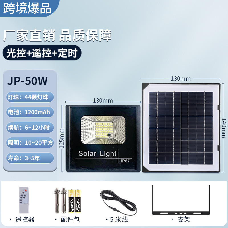 Lámpara solar lámpara de patio al aire libre lámpara de proyección solar luz solar inducción del cuerpo humano lámpara de calle solar