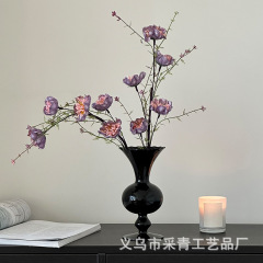 ピンクの蝶の花、造花、リビングルームのフラワーアレンジメント、装飾的な装飾品、リアルな造花、ハイエンドのライトラグジュアリーダイニングテーブルフラワーアレンジメント