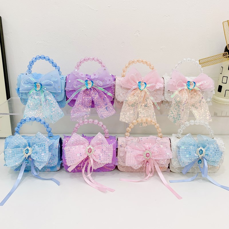 El arco de encaje Aisha bolsa de chicas hadas bolso de cambio de perlas 2025 primavera nuevo arco de rojo en línea bolso de tramo inclinado