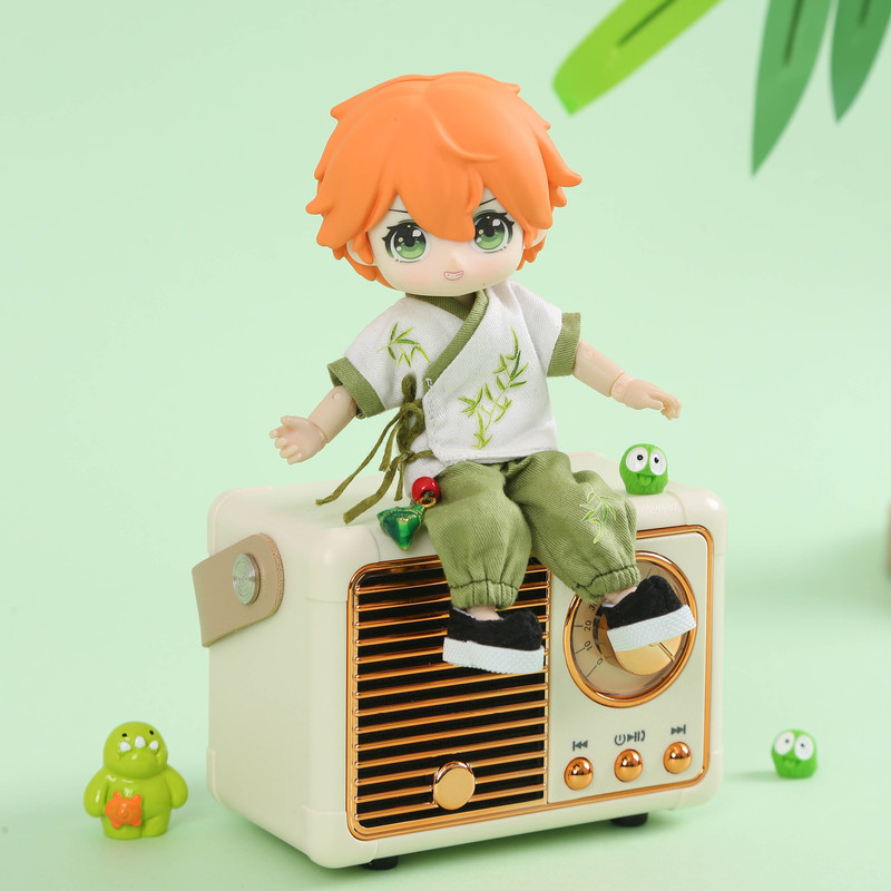 スポット新作 ob11 ベビー服竹の葉漢服リトルフェアリーチャイルドリトルドクターリトルエルフ古代服|undefined