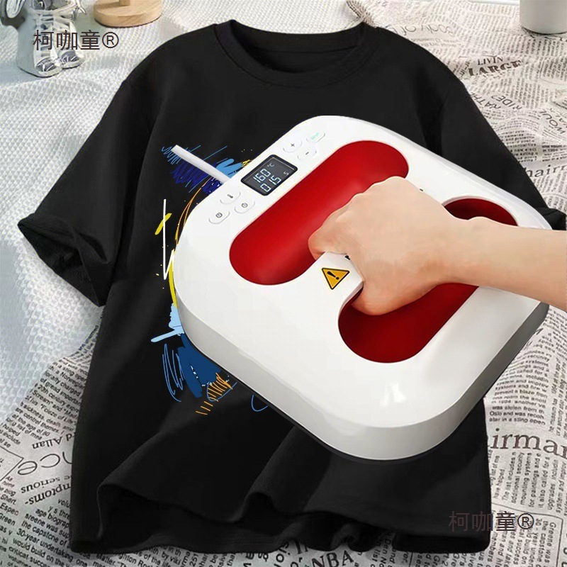 迷你烫画机小型手持热转印机服装烫画机烫标机压烫机麦太保