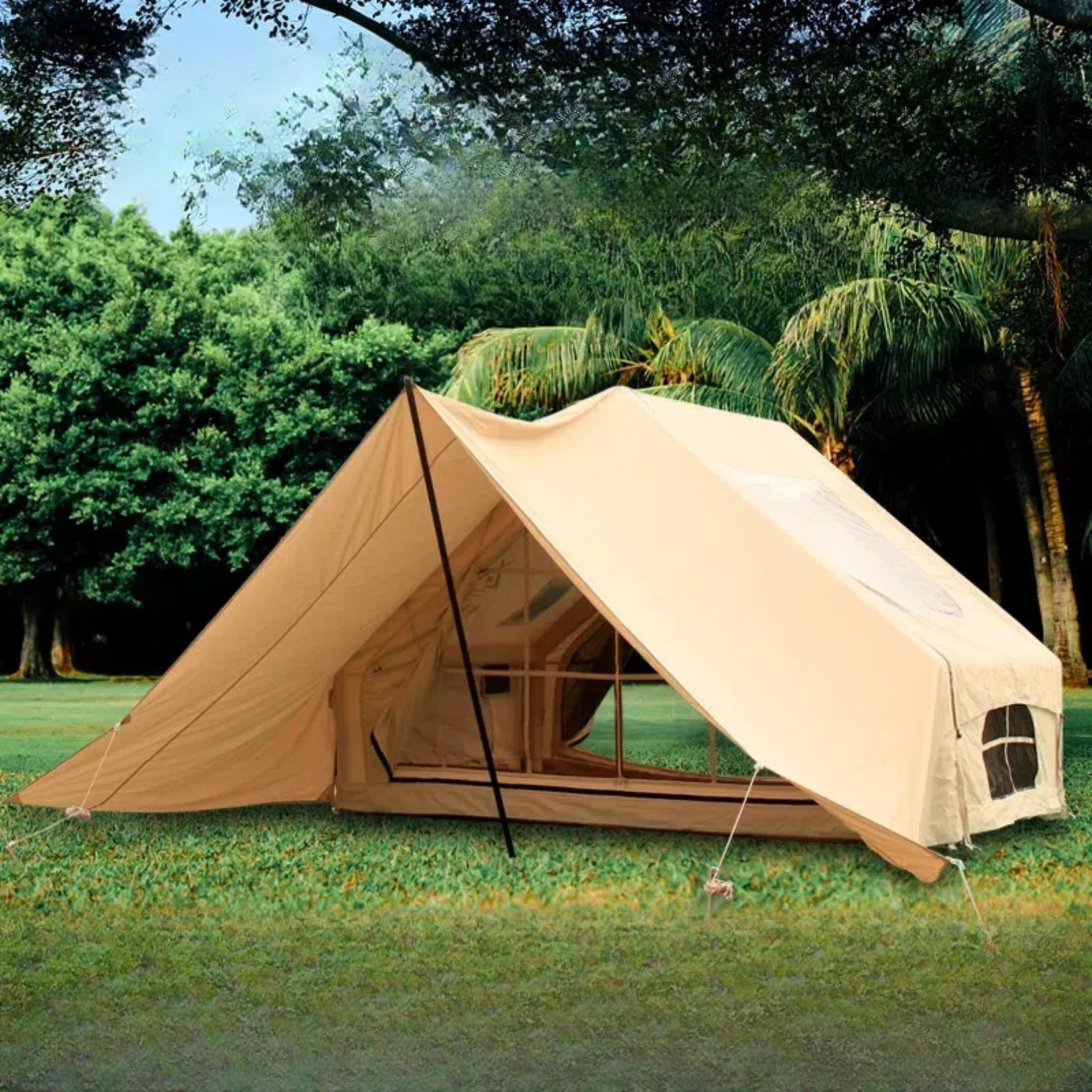 6.3 Camping al aire libre camping invierno invierno camping cálido casa pequeña de campo equipo de campo tela de algodón