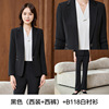 Black (suit + trousers) + b118 white shirt