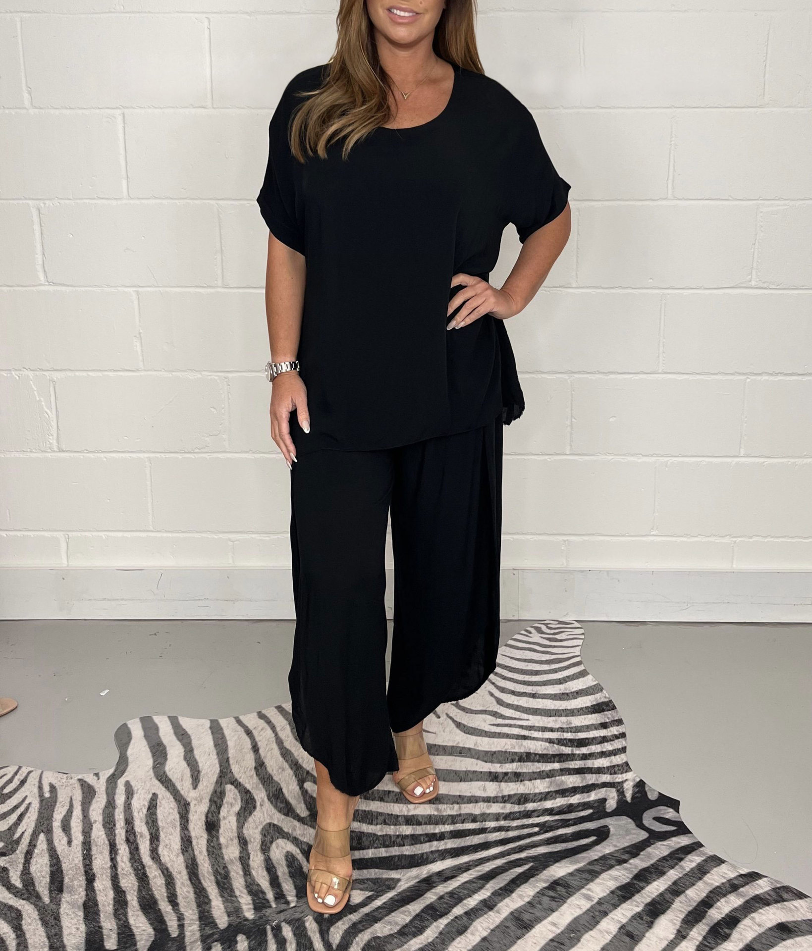 2024 Independent Station Cross-Border Hot Item Women's Fashion Casual Loose Plus Size Set Foreign Trade European_ecoleips.com