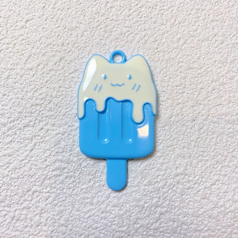 合金アイスクリームキーホルダーペンダント合金 DIY キーチェーンカップルバッグ車のペンダントアクセサリー|undefined