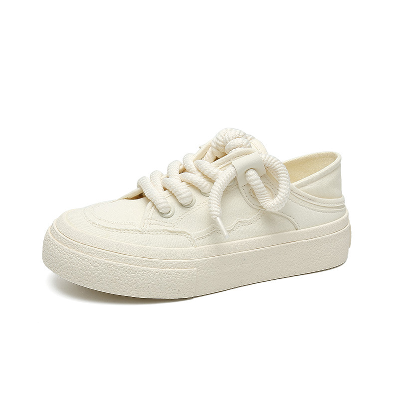 VASIBAEN Niche Design Half-support 2023 Poletje Novi platneni čevlji Lazy One pedal all-match superge trend_voghion.com