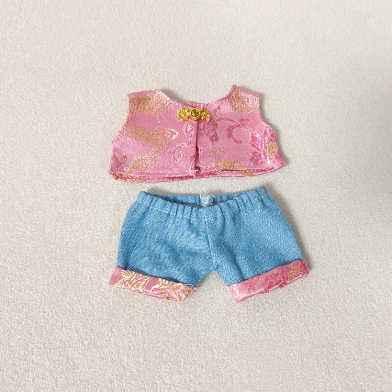 一二三代拉布布中式古风娃衣套装10CM棉花娃娃衣服玩偶着替配件|undefined