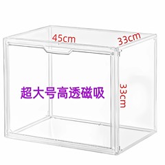亚克力收纳盒透明盒鞋盒盲盒展示盒玩具包包化妆品收纳手办展示柜