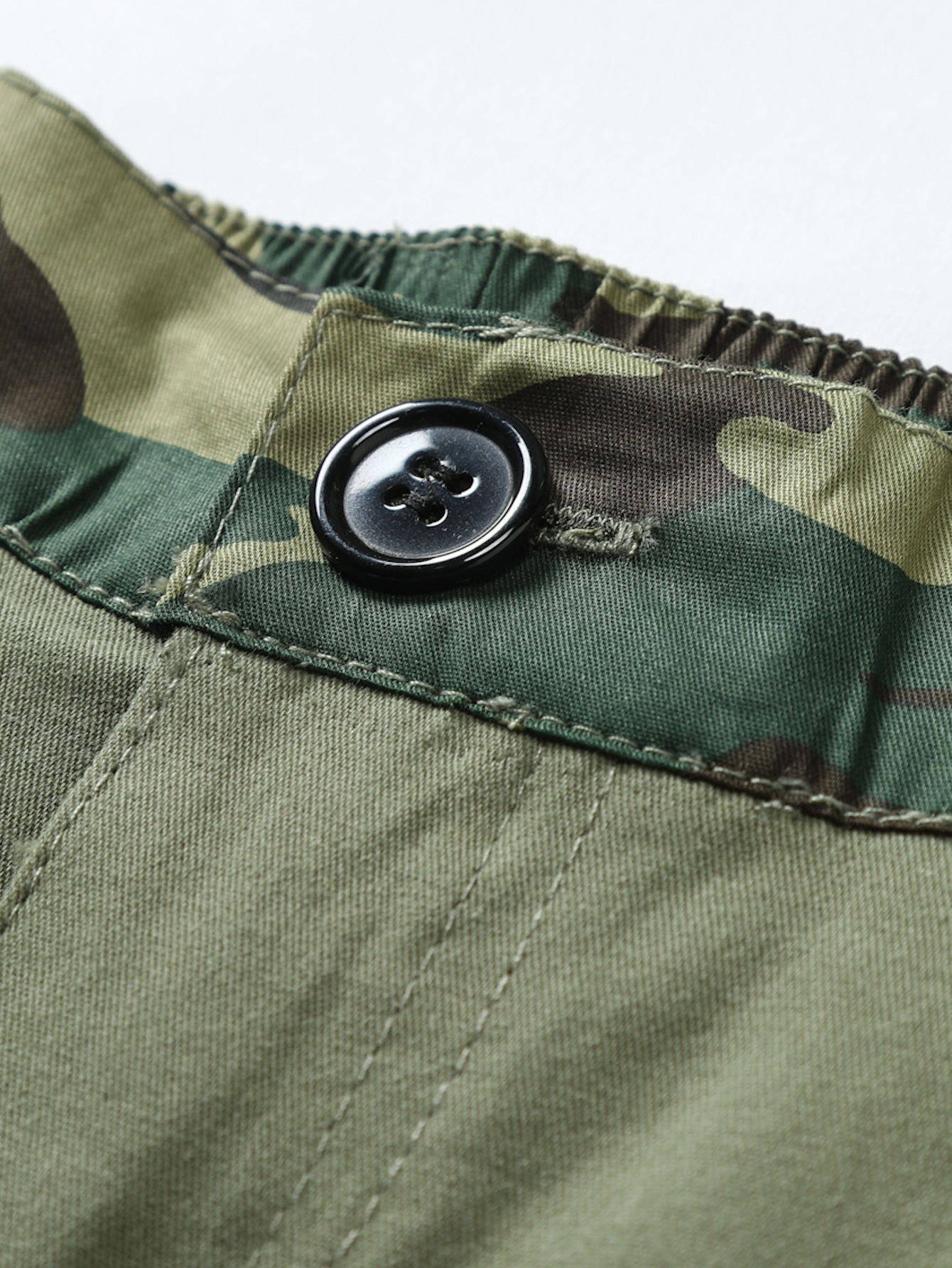 Cross-border 2025 New Cotton Work Shorts For Men, Multi-pocket American-style Knee-length Shorts, Summer Japanese Style,_mkmklike.com