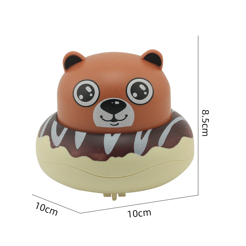 Presione el pequeño pato amarillo Tire hacia atrás coche motocicleta inercia coche de juguete para niños dibujos animados Niños y niñas lindo pato coche de juguete al por mayor